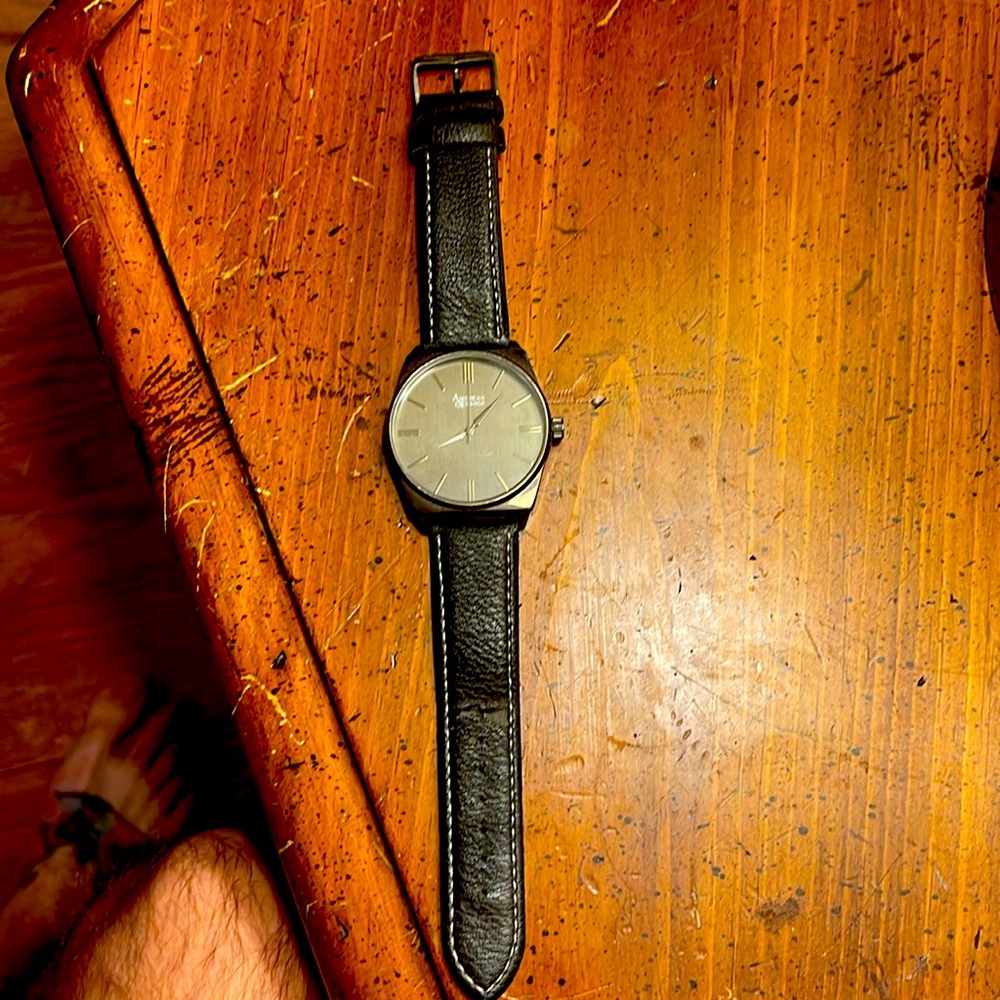 Men’s American exchange black watch